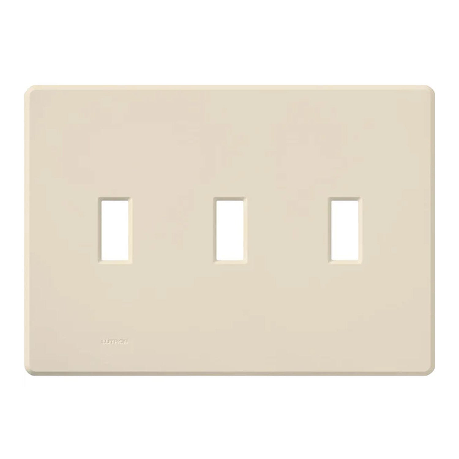 Ariadni 3-Gang Toggle Wall Plate, Light Almond