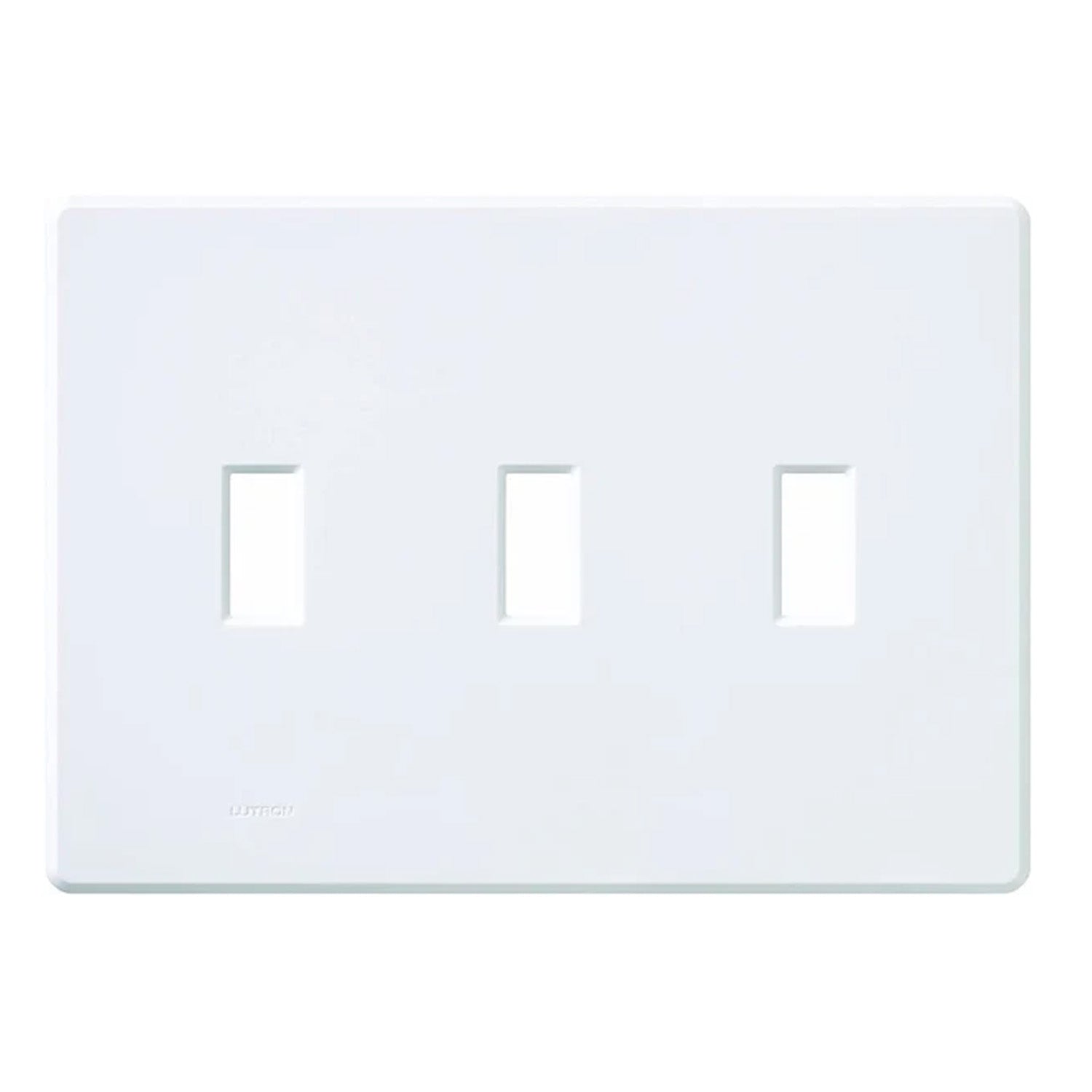 Ariadni 3-Gang Toggle Wall Plate, White