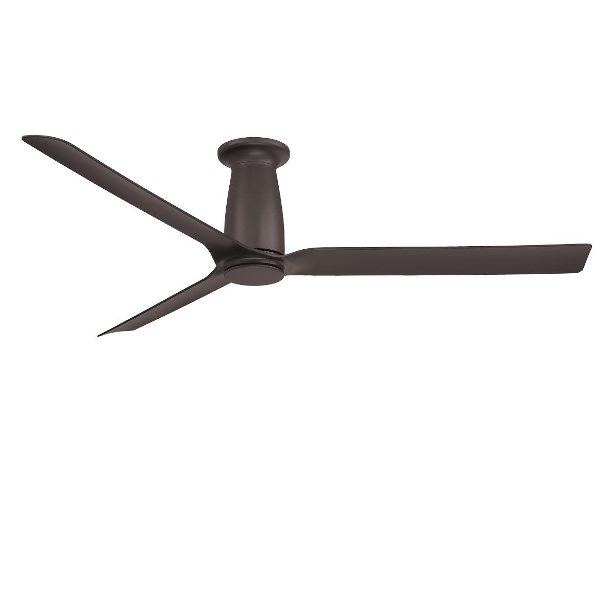 Smooth Flush 52 Inch CCT LED Smart Ceiling Fan, Bronze Finish