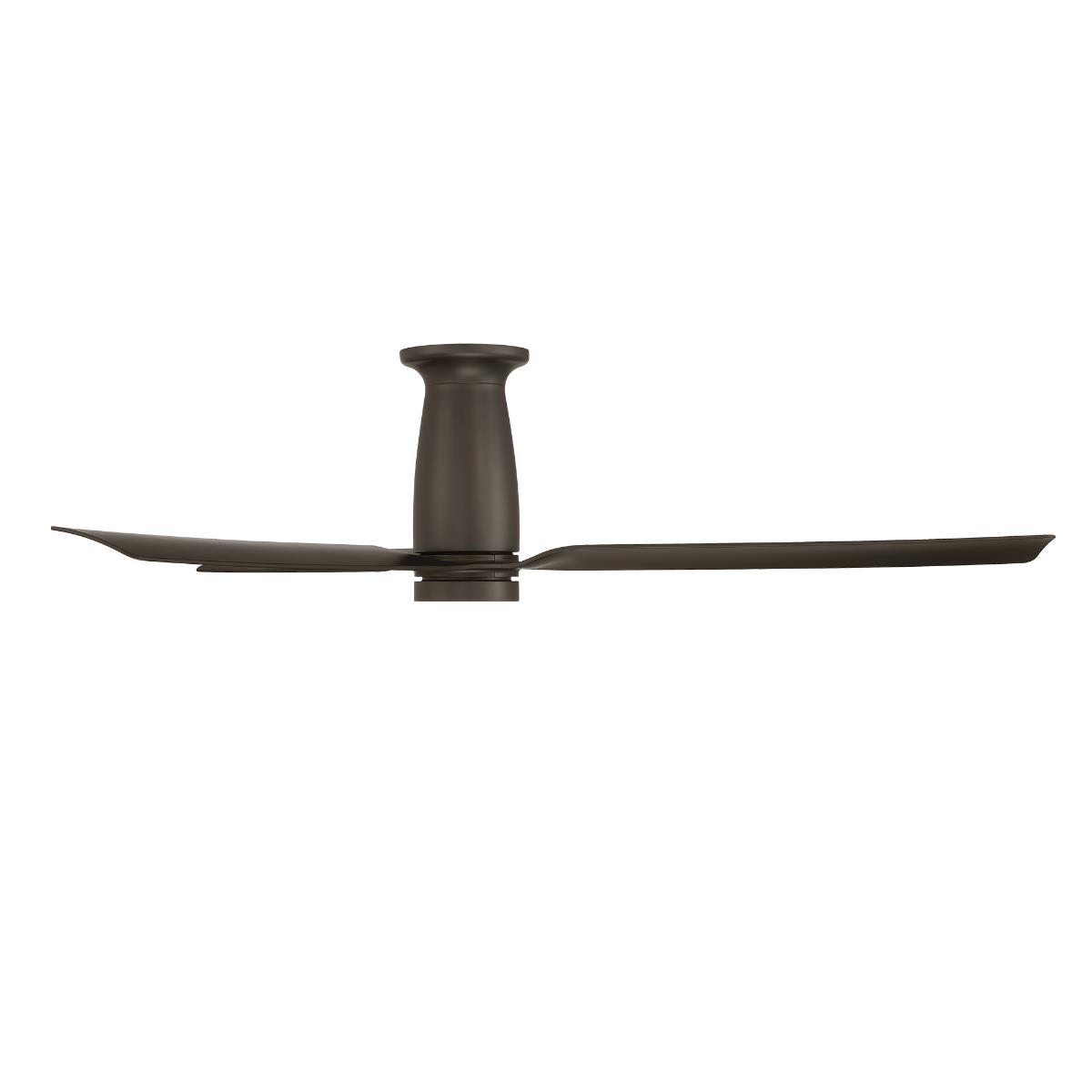 Smooth Flush 52 Inch CCT LED Smart Ceiling Fan, Bronze Finish