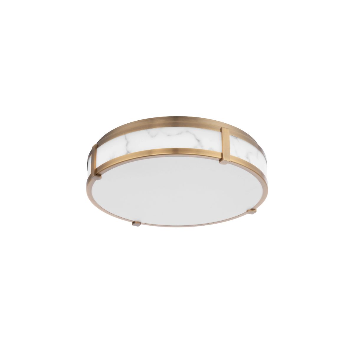 Constantine 18 in. LED Flush Mount Light Brass Finish - Bees Lighting