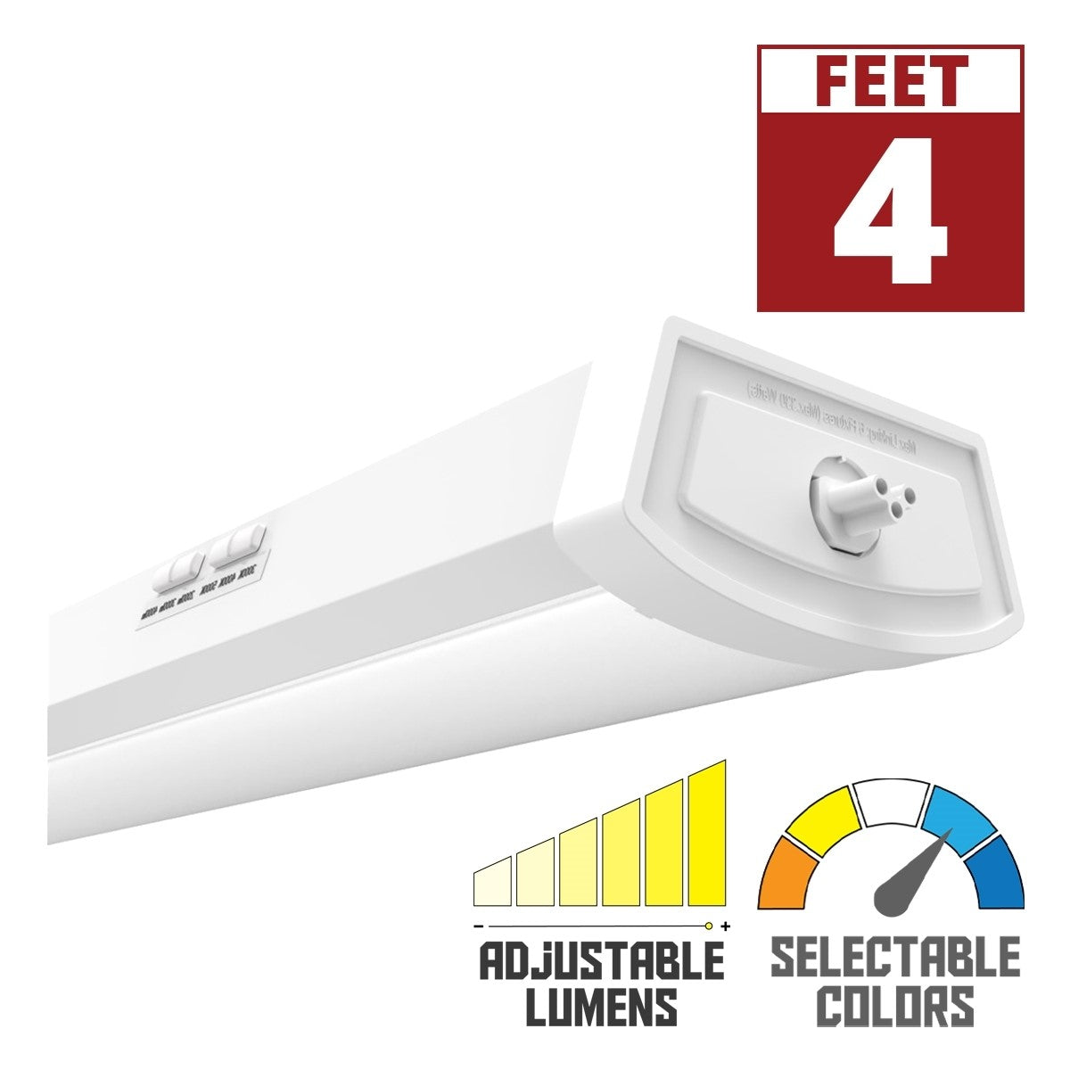 Lithonia FMLWL-LNK-48-ALO4-8SWW2 - 4ft LED Wraparound - Bees Lighting