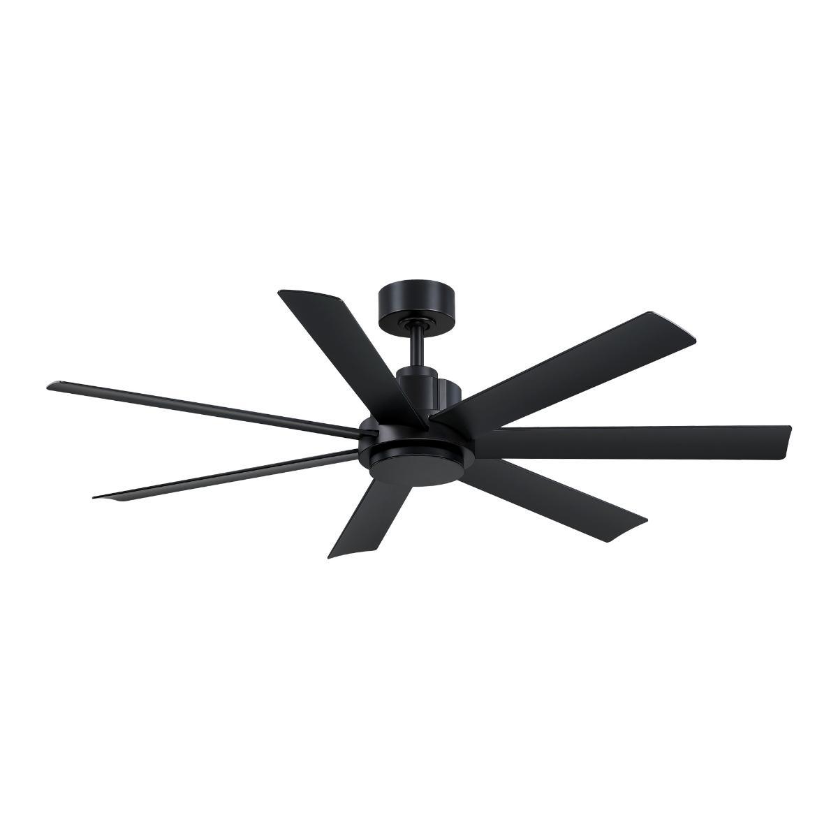 Pendry 56 inch Indoor/Outdoor Ceiling Fan with Remote, Black Finish - Bees Lighting