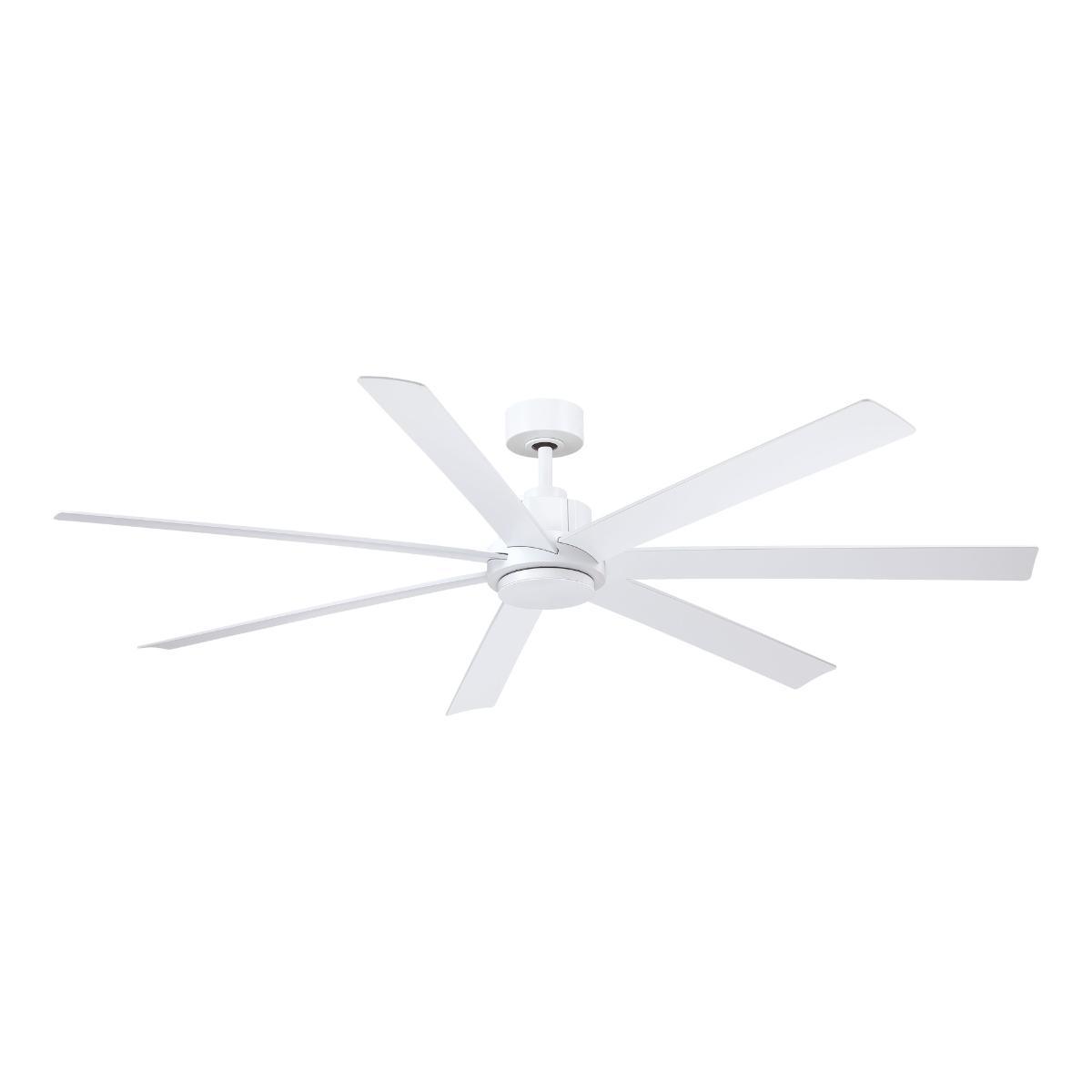 Pendry 72 inch Indoor/Outdoor Ceiling Fan with Remote, Matte White Finish - Bees Lighting