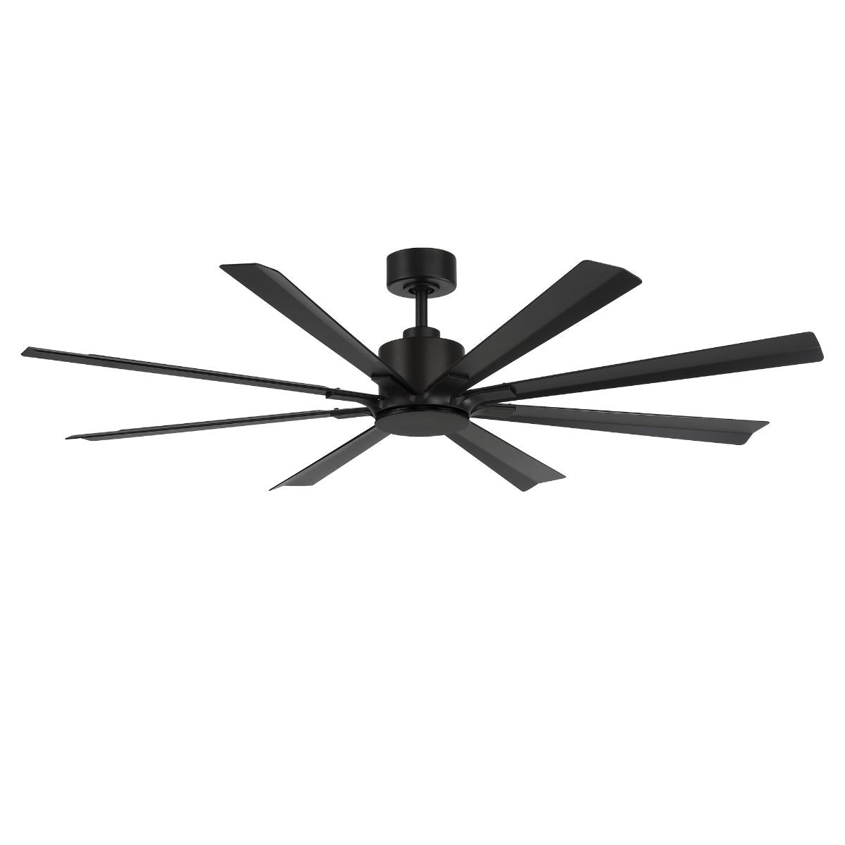 Size Matters 65 Inch Matte Black Smart Windmill Ceiling Fan