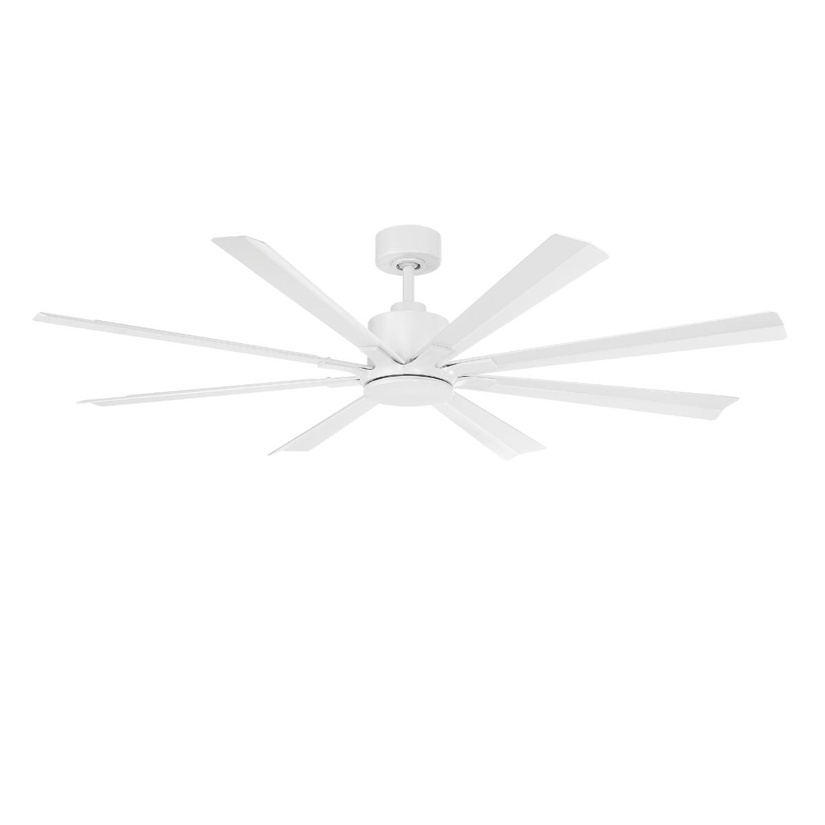 Size Matters 65 Inch Matte White Smart Windmill Ceiling Fan