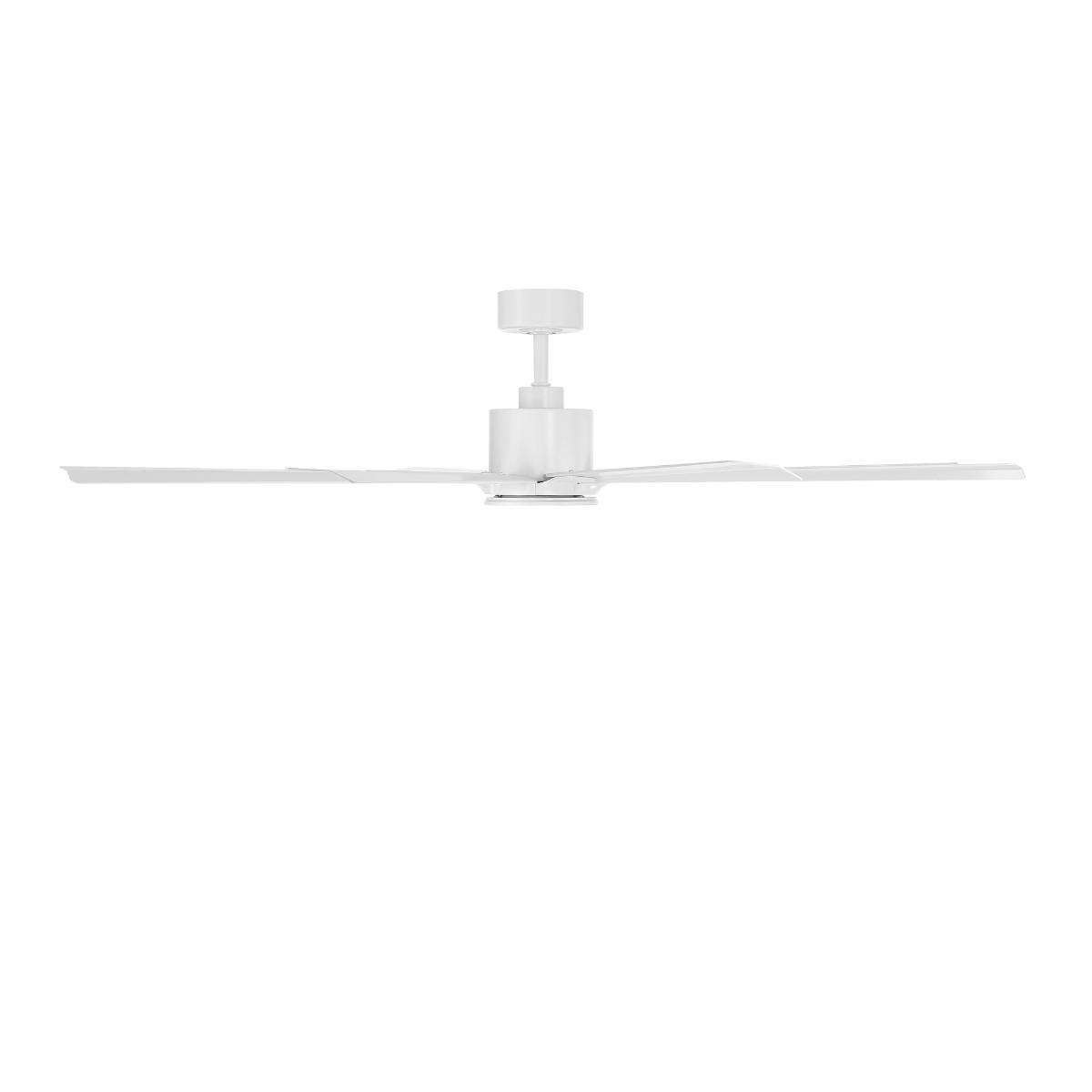 Size Matters 65 Inch Matte White Smart Windmill Ceiling Fan