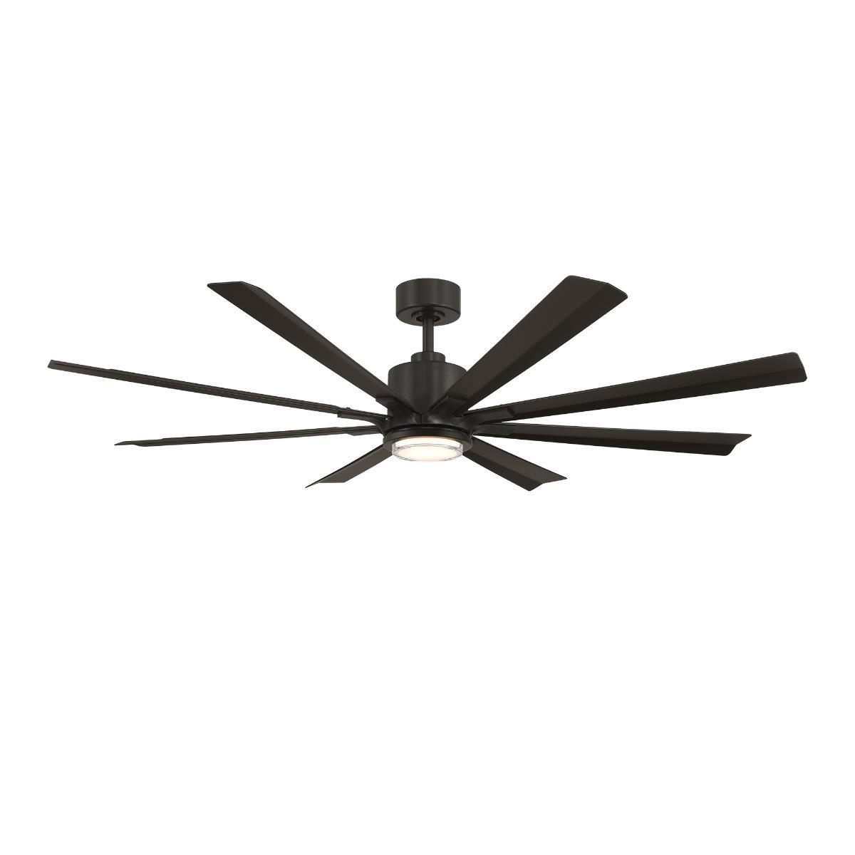 Size Matters 65 Inch Bronze Smart Windmill Ceiling Fan with CCT LED Light