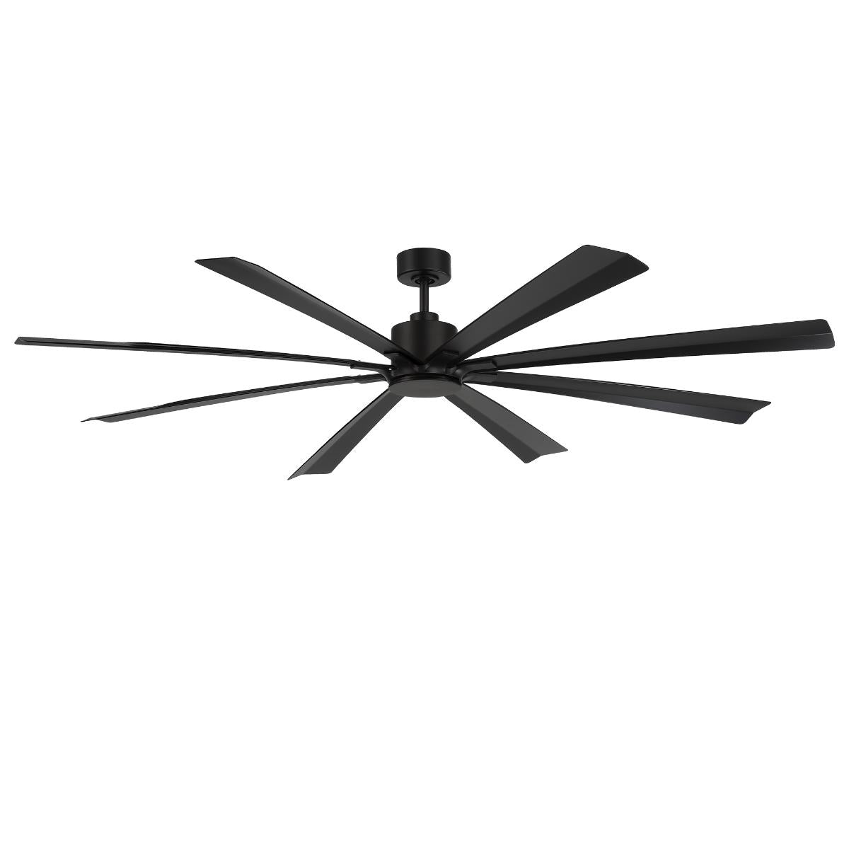 Size Matters 84 Inch Matte Black Smart Windmill Ceiling Fan