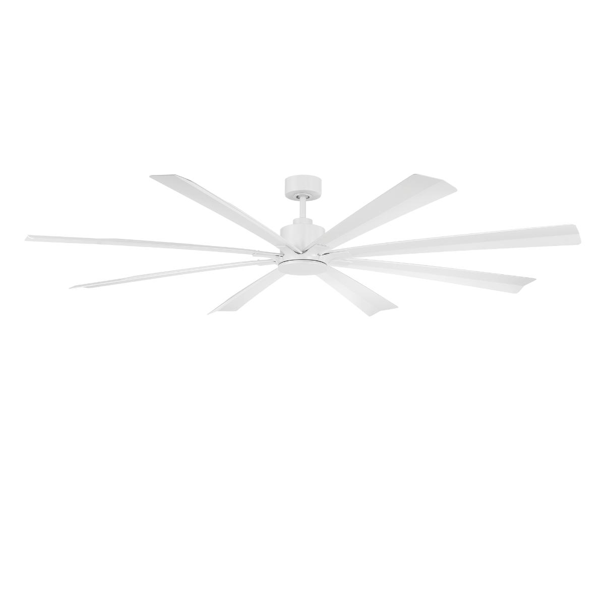 Size Matters 84 Inch Matte White Smart Windmill Ceiling Fan