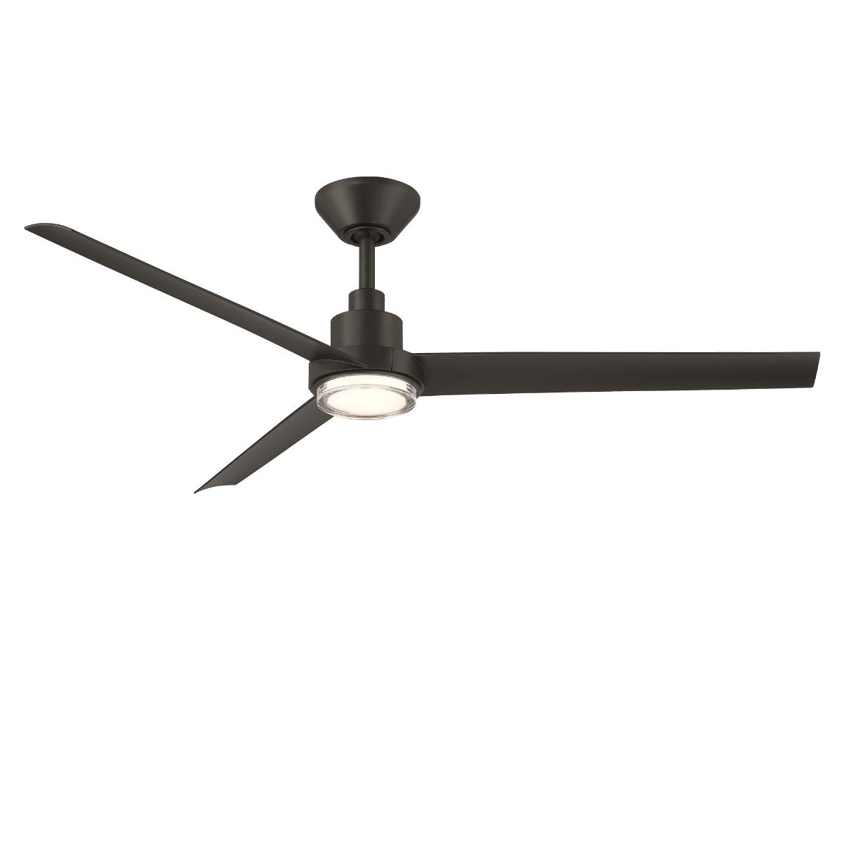 Bolo 56 Inch Bronze Outdoor CCT LED Smart Ceiling Fan