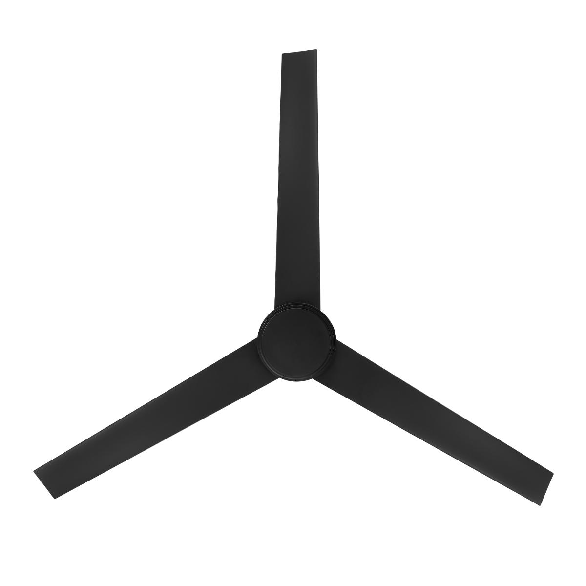 Bolo 56 Inch Matte Black Outdoor CCT LED Smart Ceiling Fan