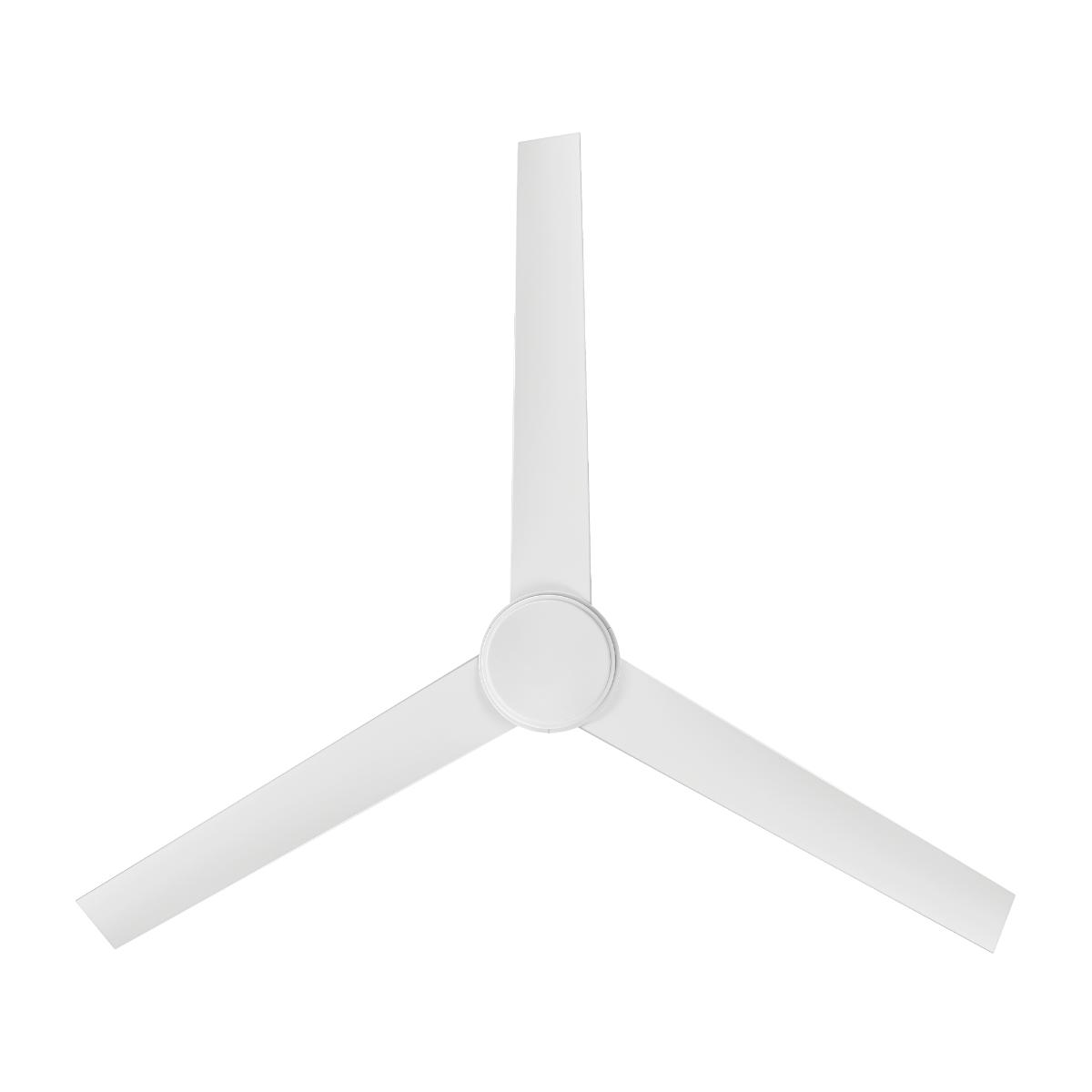 Bolo 56 Inch Matte White Outdoor CCT LED Smart Ceiling Fan