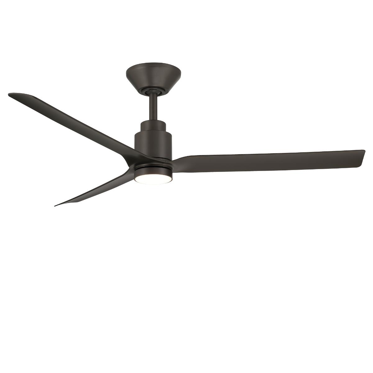 Smooth 52 Inch CCT LED Smart Ceiling Fan, Bronze Finish