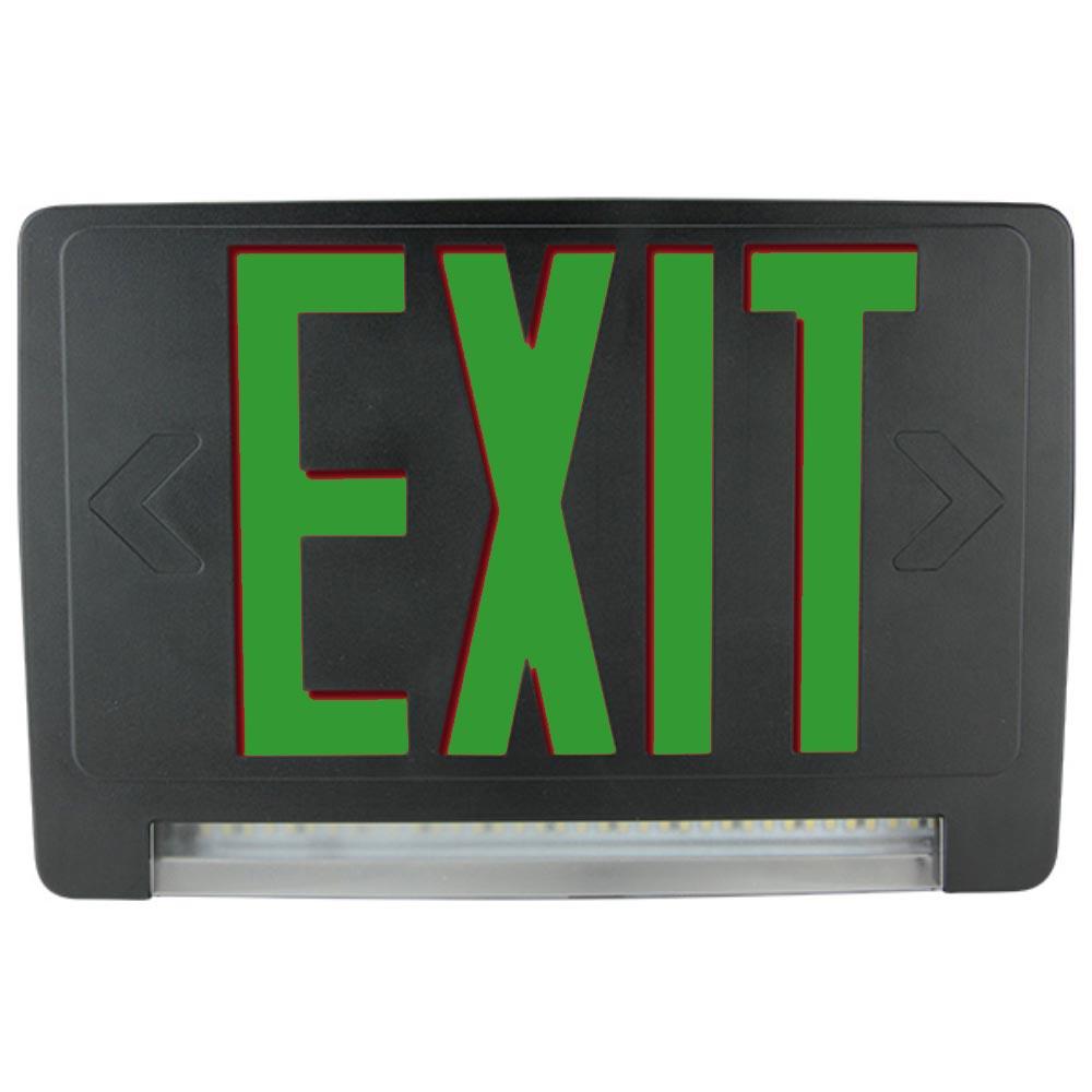 Led Exit Sign Emergency Light With Battery Backup Shelly Lighting