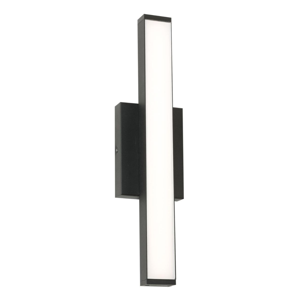 Gale 18 in. LED Outdoor Wall Sconce 800 lumens 3000K Textured Black Finish - Bees Lighting