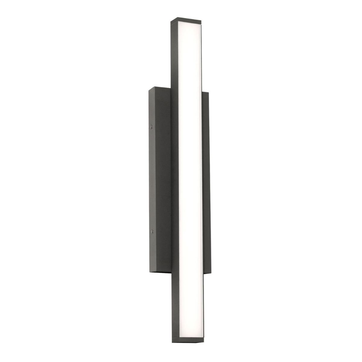 Gale 24 in. LED Outdoor Wall Sconce 1000 lumens 3000K Textured Black Finish - Bees Lighting