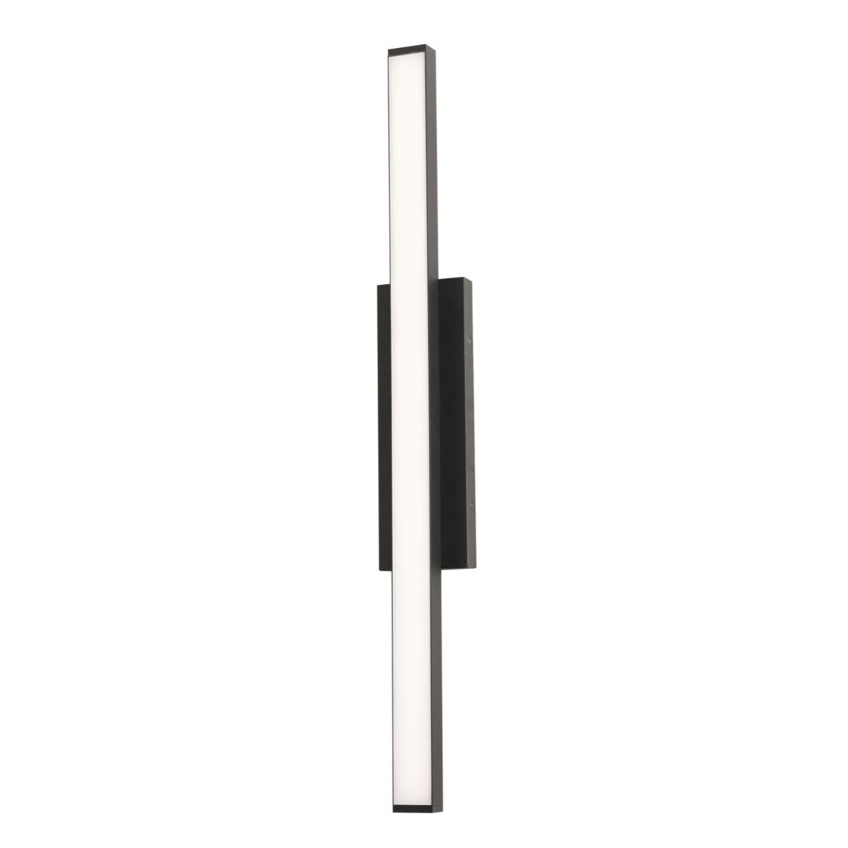 Gale 36 in. LED Outdoor Wall Sconce 1400 lumens 3000K Textured Black Finish - Bees Lighting