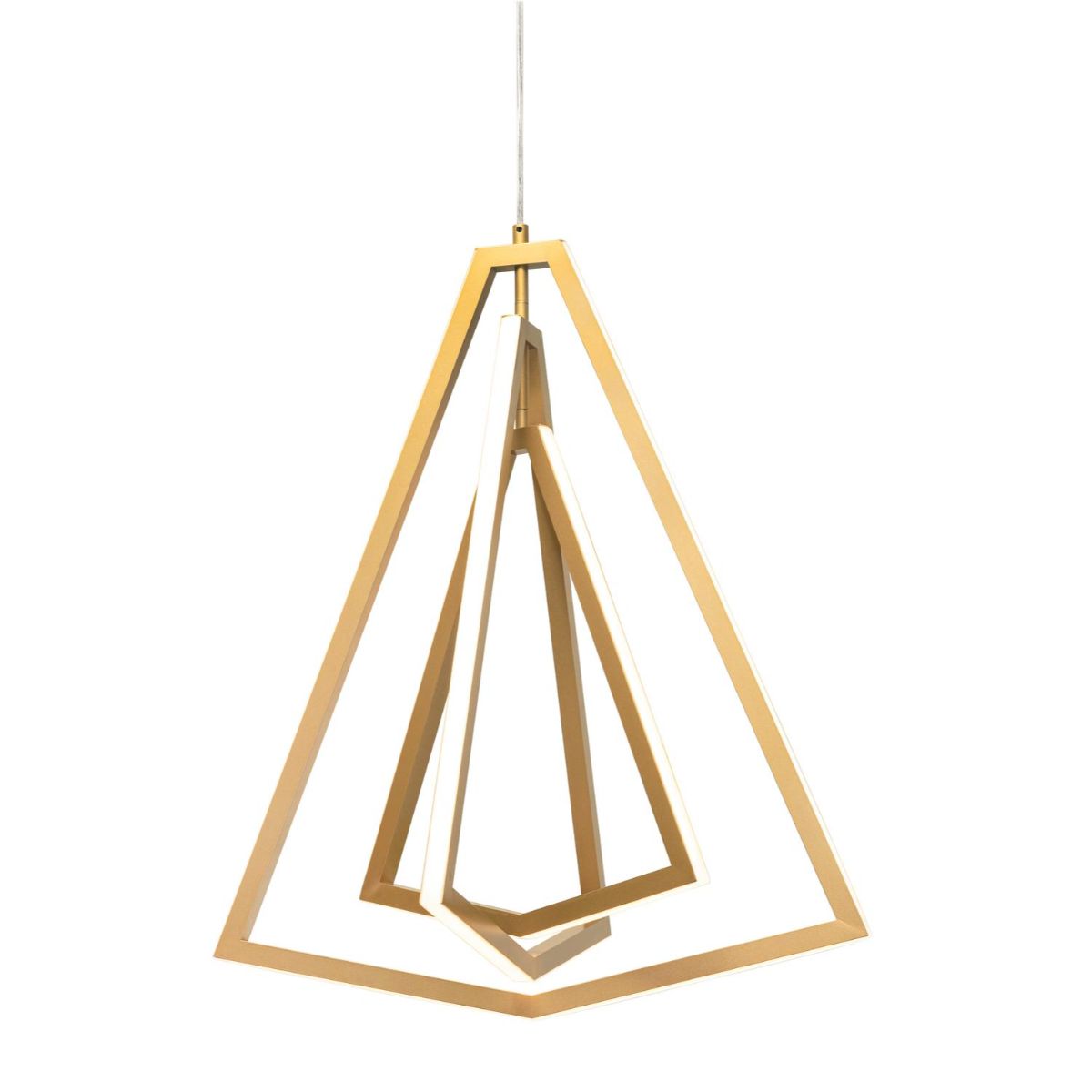 Gianna 24 in. LED Pendant Light Gold finish - Bees Lighting