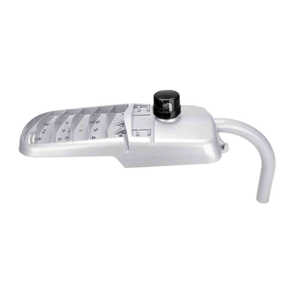 LED Street Light With Photocell, 150 Watts, 20000 Lumens, 4000K, Round/Square Pole Mount, 120-277V