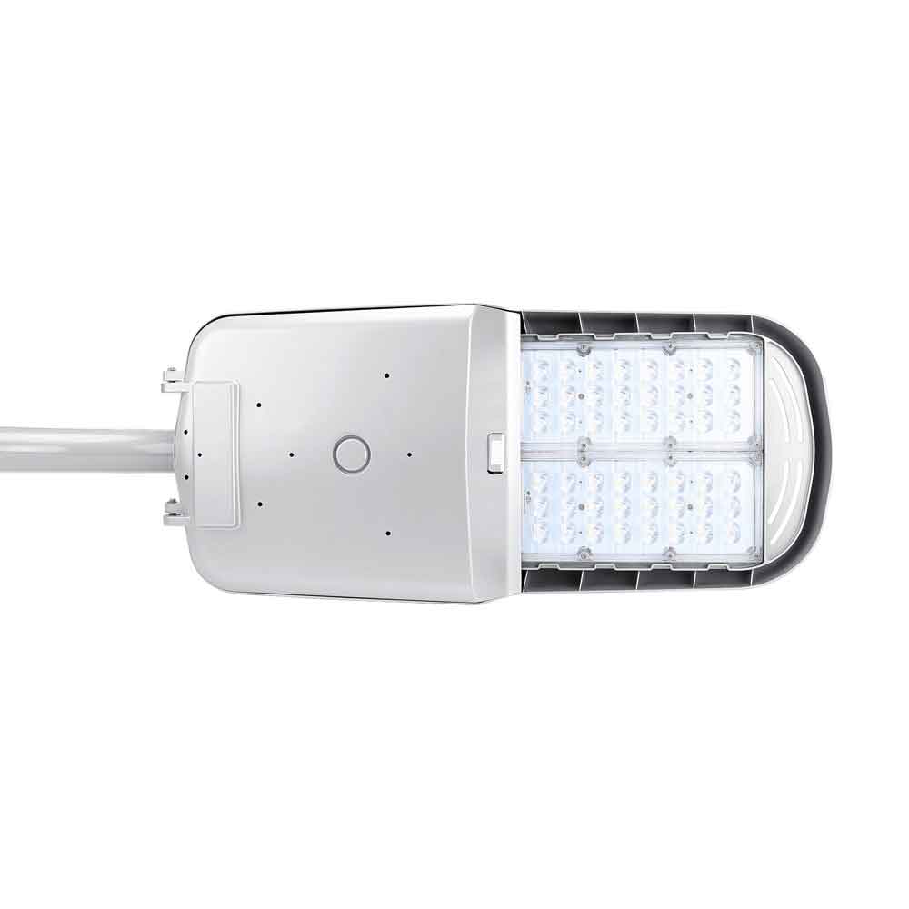 LED Street Light With Photocell, 150 Watts, 20000 Lumens, 4000K, Round/Square Pole Mount, 120-277V