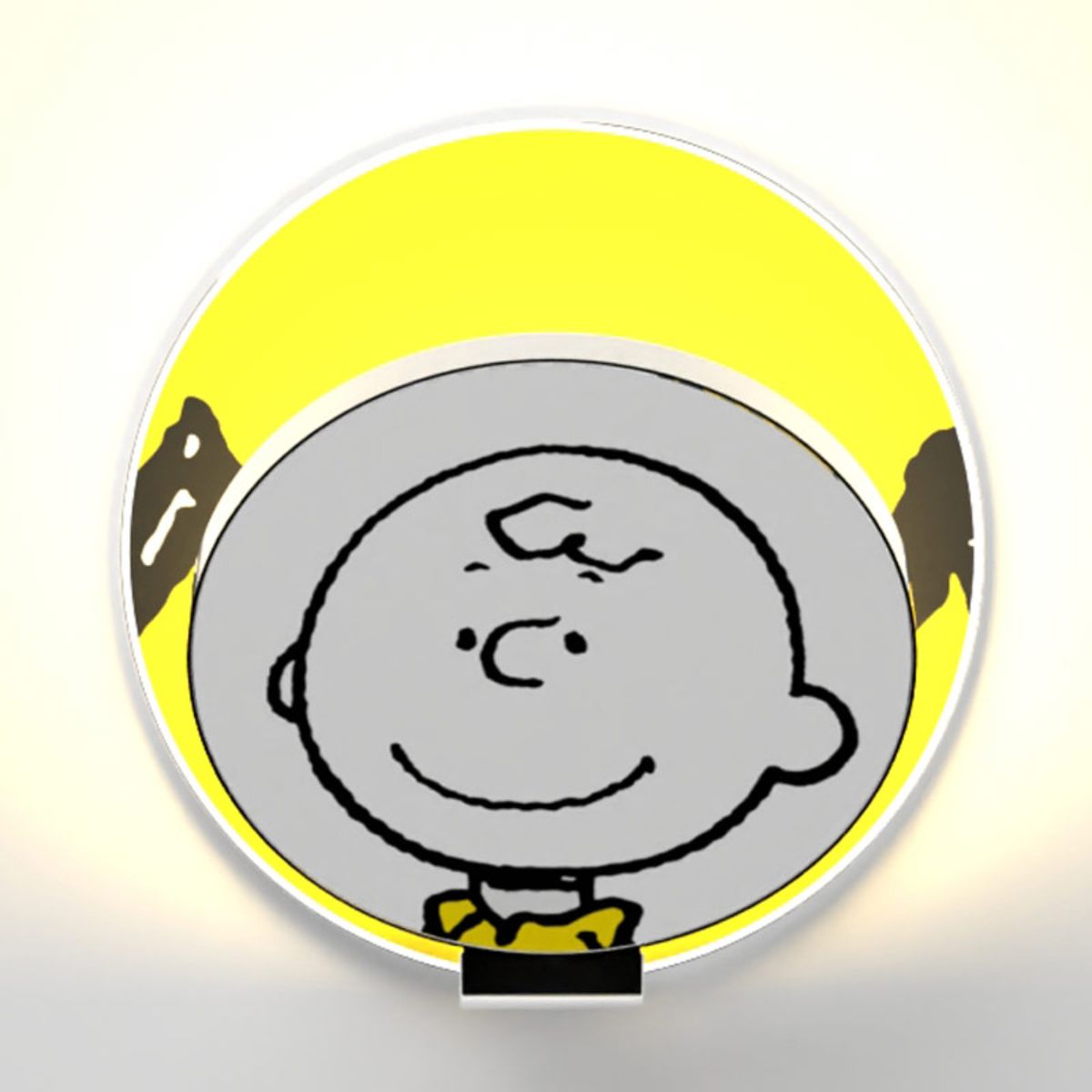 Peanuts Gravy 5 in. LED Warm White Wall Light Chrome Hardwired Charlie Brown Gravy - Bees Lighting