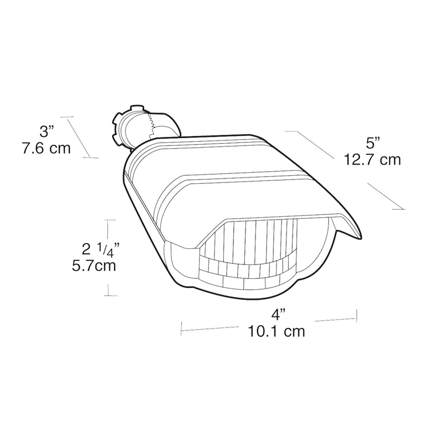 Outdoor Occupancy Motion Sensor Switch Fixture mount Black