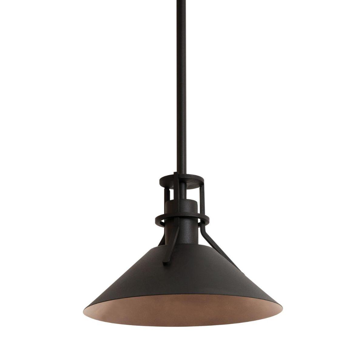 Gus 10 In. LED Outdoor Pendant Light Black Finish - Bees Lighting