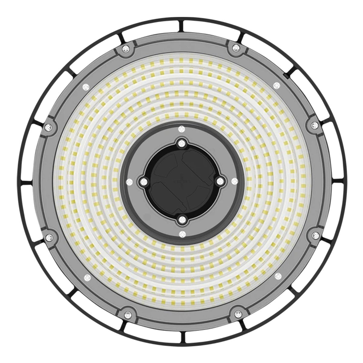 High Bay UFO LED Light, 22000 Lumens, 100/120/150W, 30K/40K/50K, 120/277V, Black - Bees Lighting