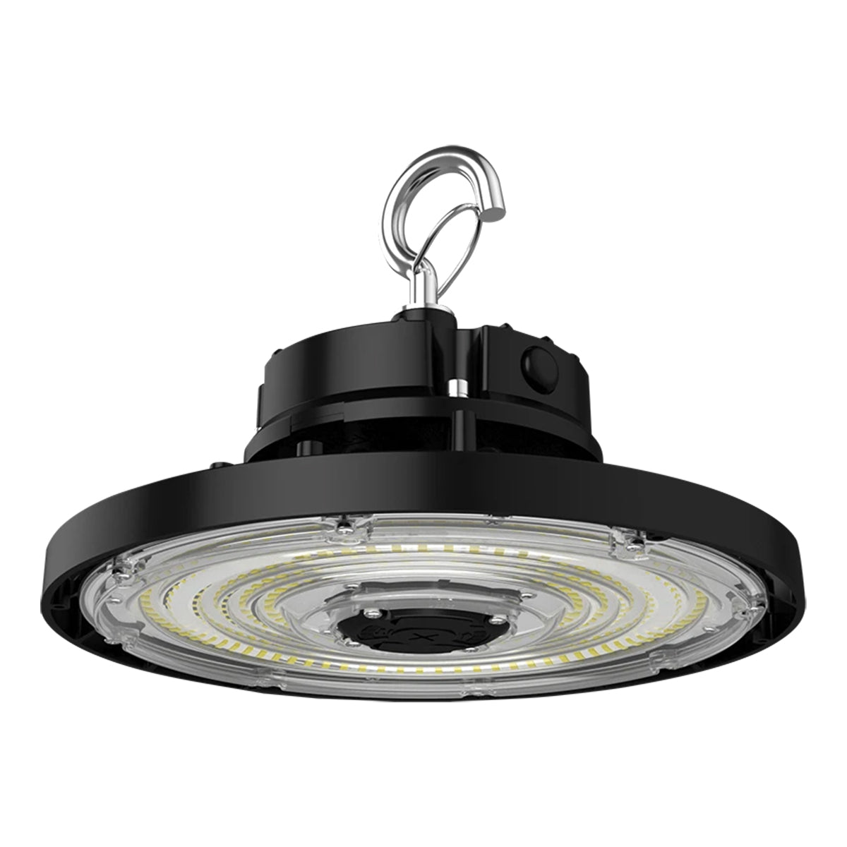 High Bay UFO LED Light, 22000 Lumens, 100/120/150W, 30K/40K/50K, 120/277V, Black - Bees Lighting