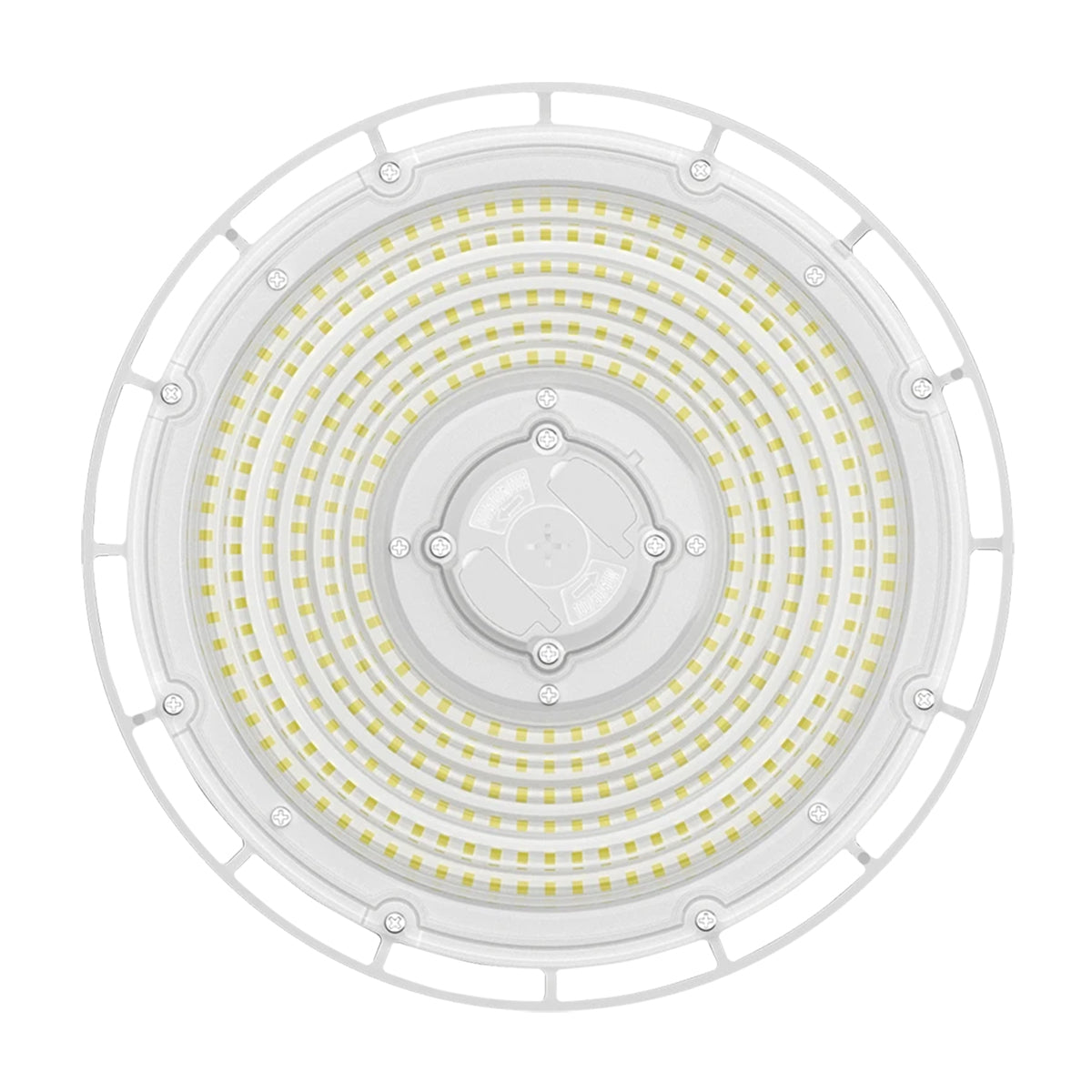 High Bay UFO LED Light, 15000 Lumens, 60/80/100W, 30K/40K/50K, 120/277V, White - Bees Lighting