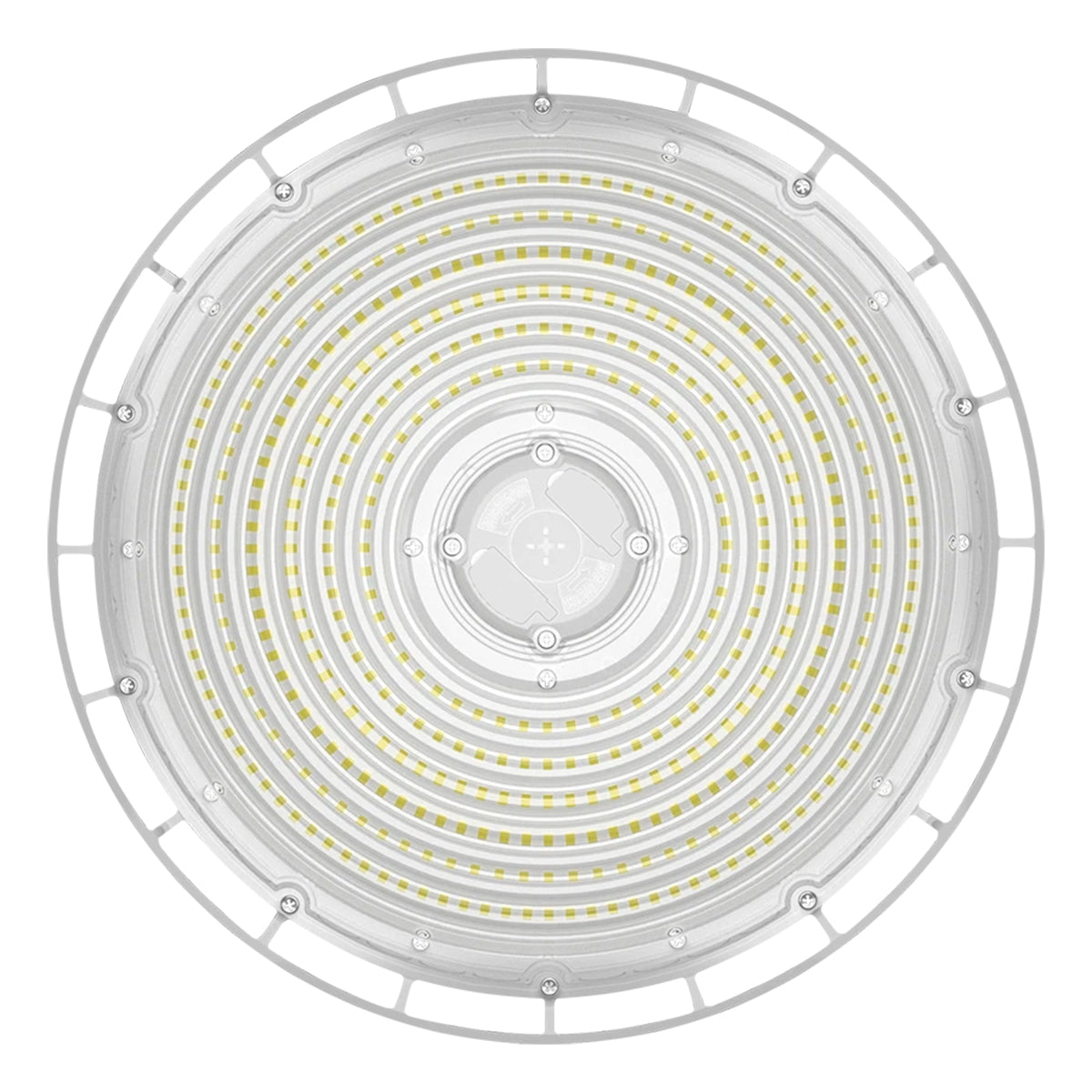 High Bay UFO LED Light, 37000 Lumens, 150/200/240W, 30K/40K/50K, 120/277V, White - Bees Lighting