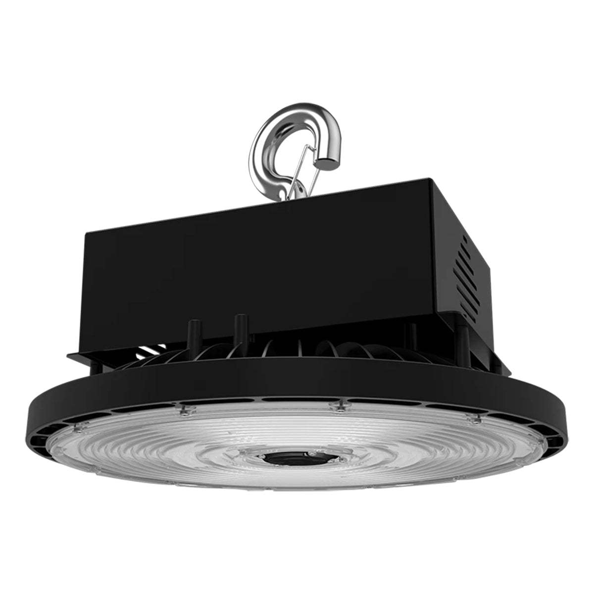 High Bay UFO LED Light, 79000 Lumens, 300/400/500W, 30K/40K/50K, 480V, Black