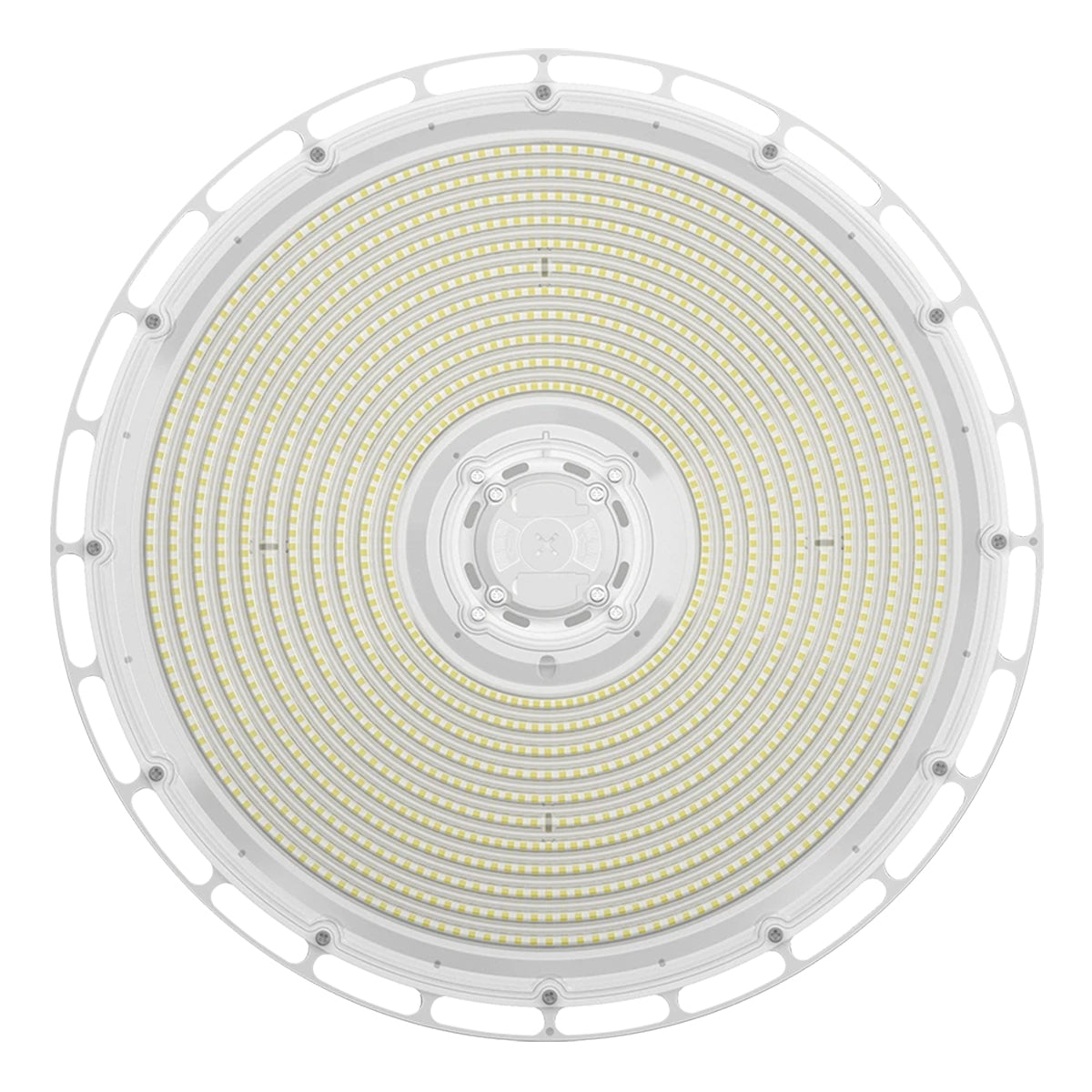 High Bay UFO LED Light, 79000 Lumens, 300/400/500W, 30K/40K/50K, 120/277V, White - Bees Lighting