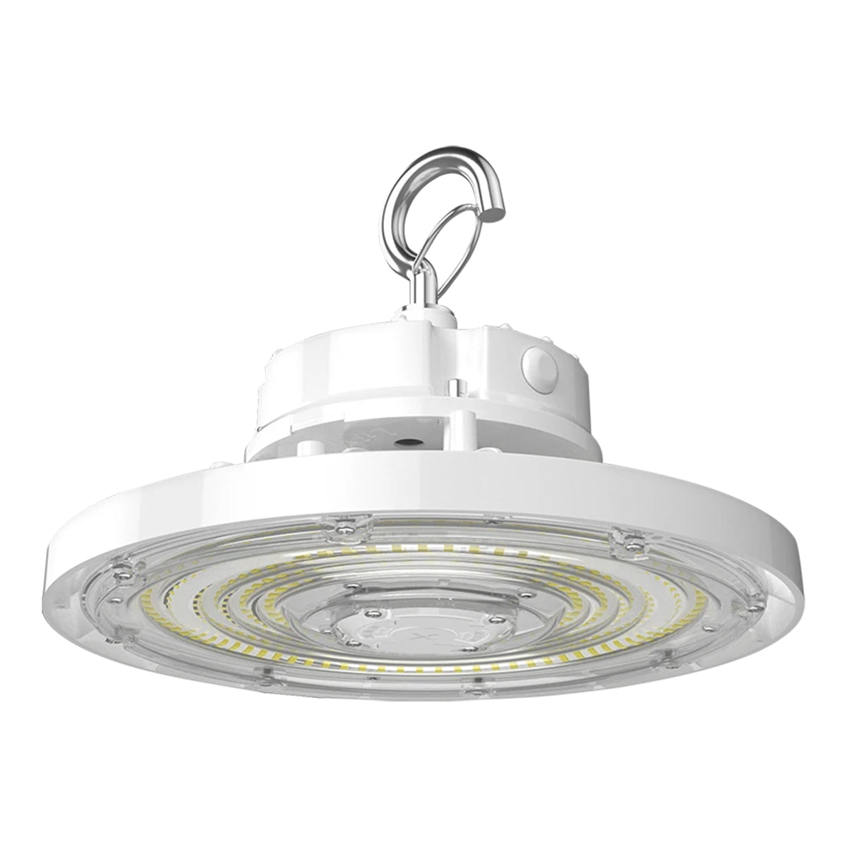 High Bay UFO LED Light, 22000 Lumens, 100/120/150W, 30K/40K/50K, 120/277V, White - Bees Lighting