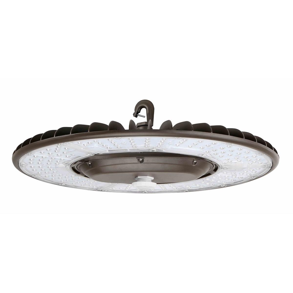 Industrial Round High Bay LED Light, 340 Watts Adjustable, 62000 Lumens, 5000K, 347/480V - Bees Lighting