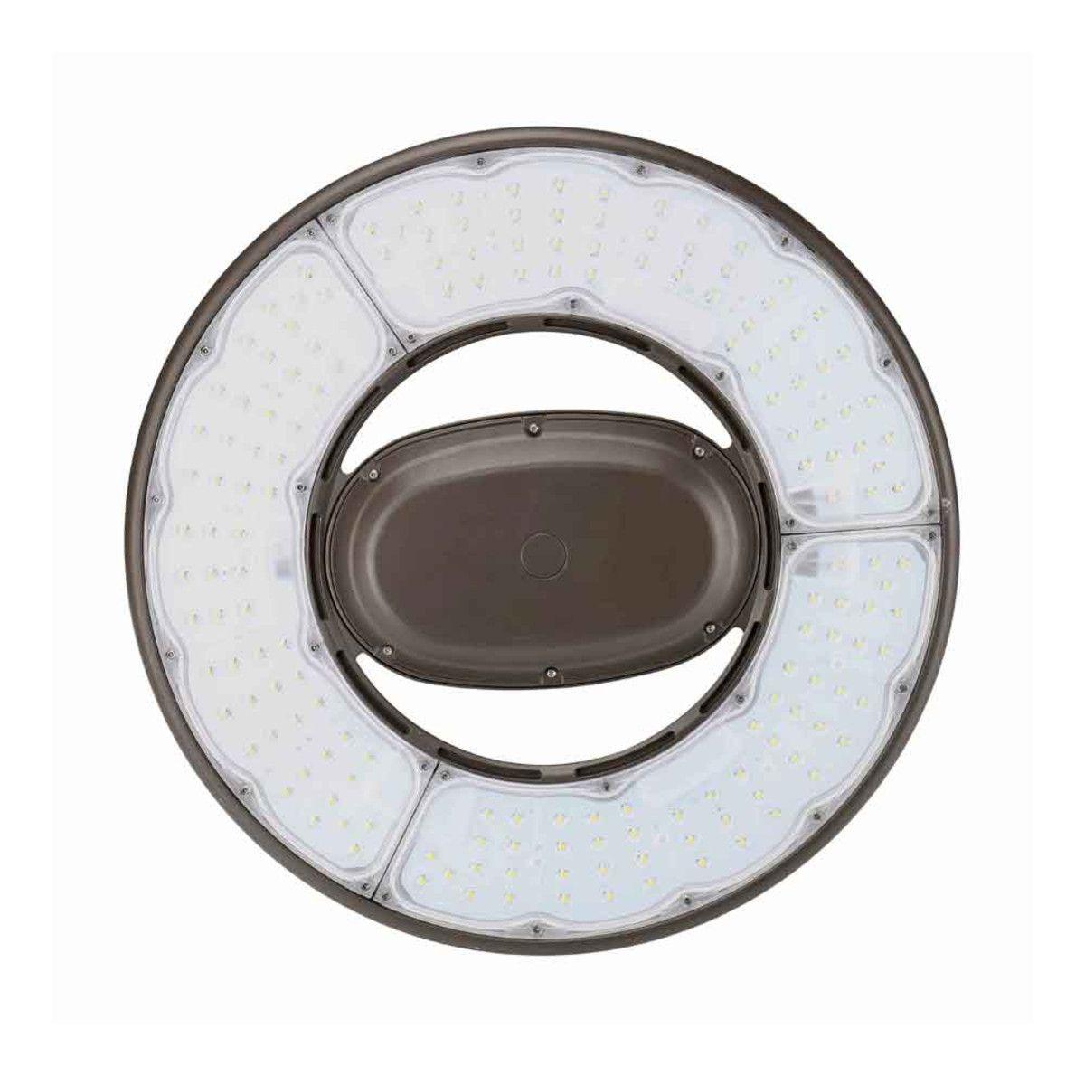 Industrial Round High Bay LED Light, 340 Watts Adjustable, 62000 Lumens, 5000K, 347/480V - Bees Lighting