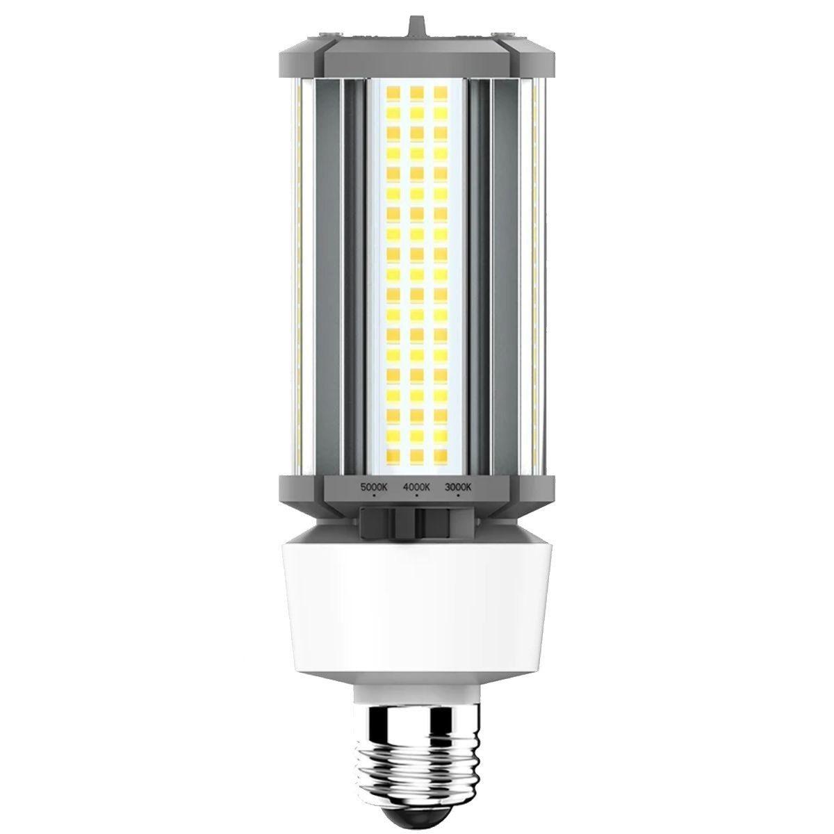 Post Top LED Lamp, 12W|18W|27W, 3900 Lumens, Selectable CCT, E26 Base, 120-277V - Bees Lighting