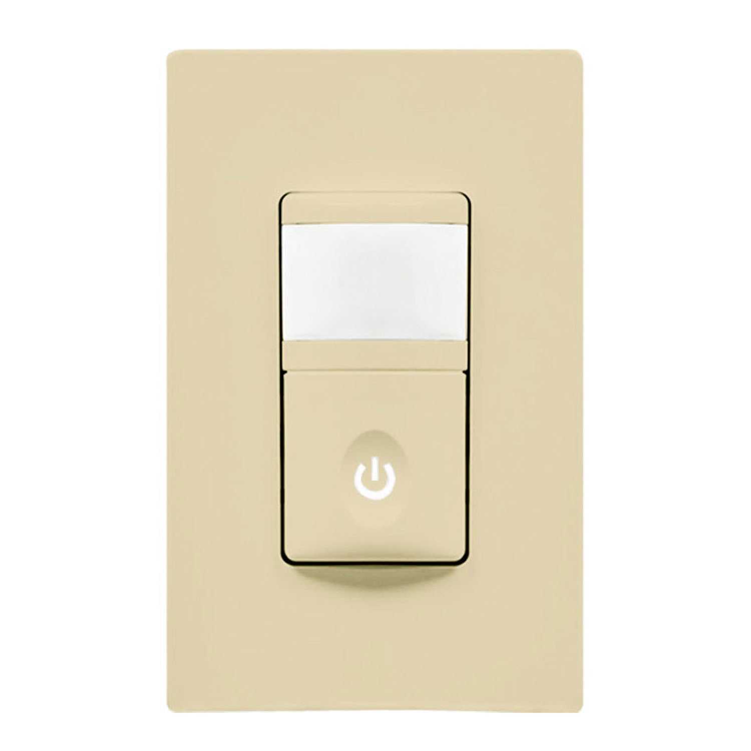 120V Occupancy/Vacancy Motion Sensor Light Switch Single Pole Ivory