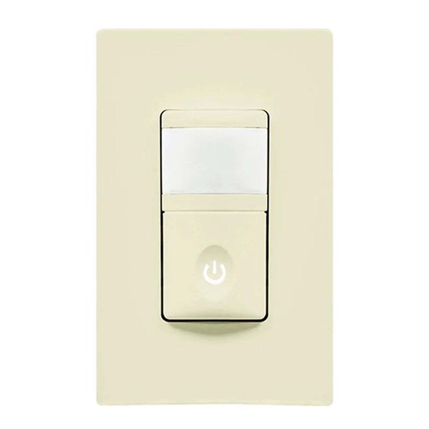 120V Vacancy Motion Sensor Light Switch Single Pole Light Almond