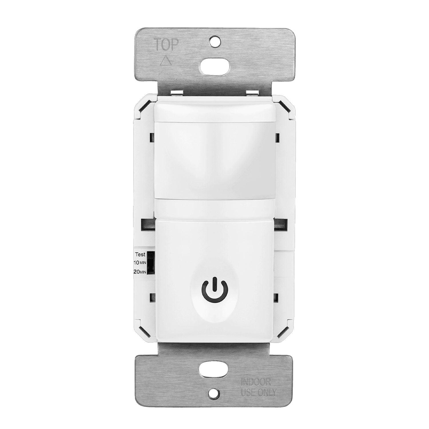 PIR 180º Vacancy Motion Sensor Wall Switch, 5A, 120V, White