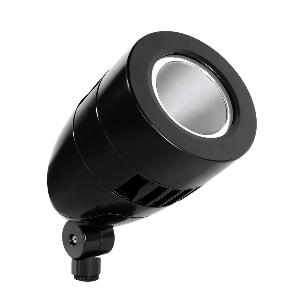 13W LED Landscape Spot Light 120-277V 3000K Black - Bees Lighting