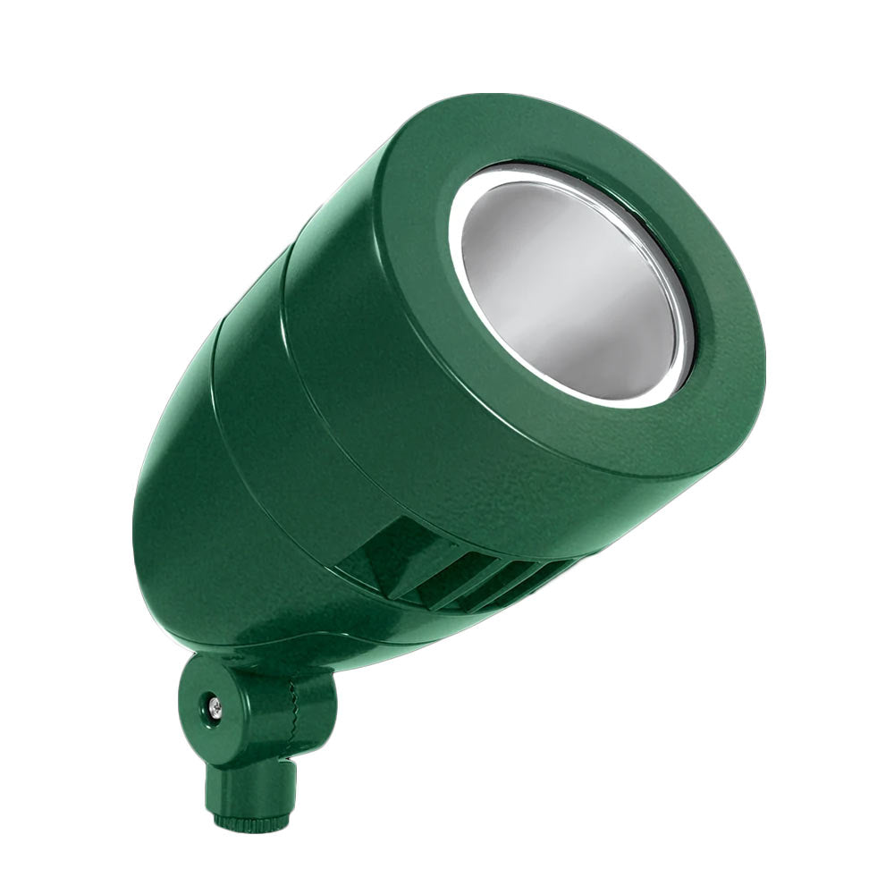 13W LED Landscape Spot Light 120-277V 3000K Green - Bees Lighting