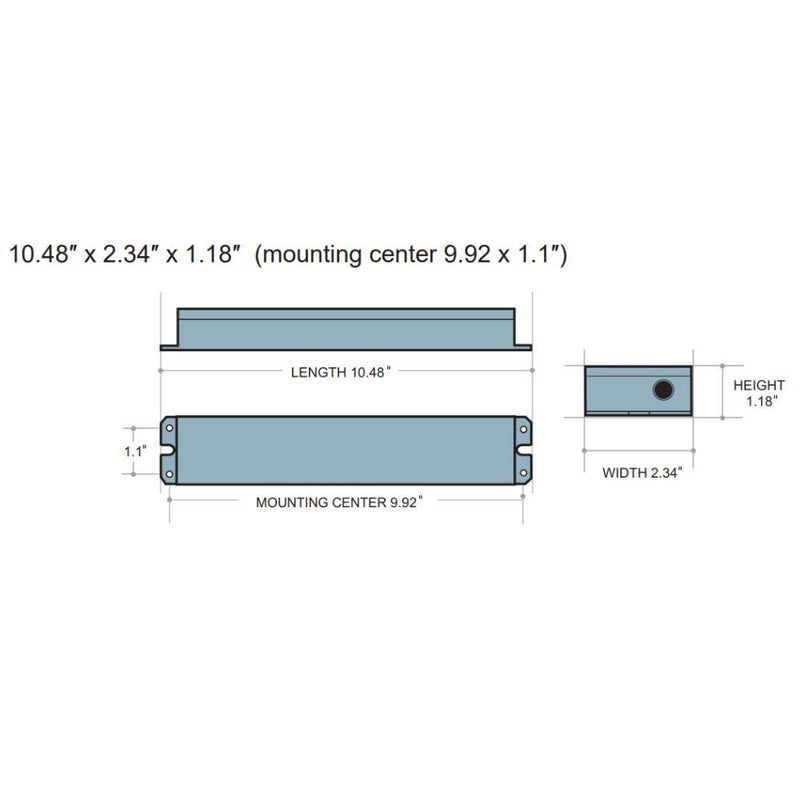 Iota Ilblp Cp10 He Sd A M9 10 Watts Constant Power Led Emergency Driver 