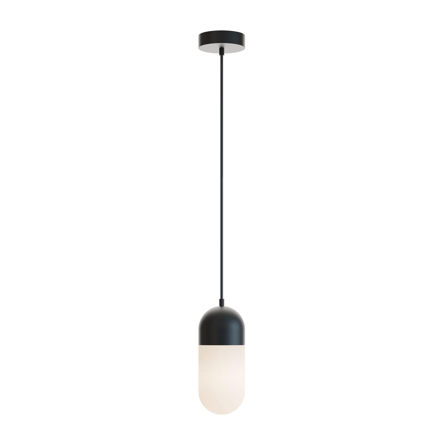 Irvine 5'' LED Pendant Light, Black Finish