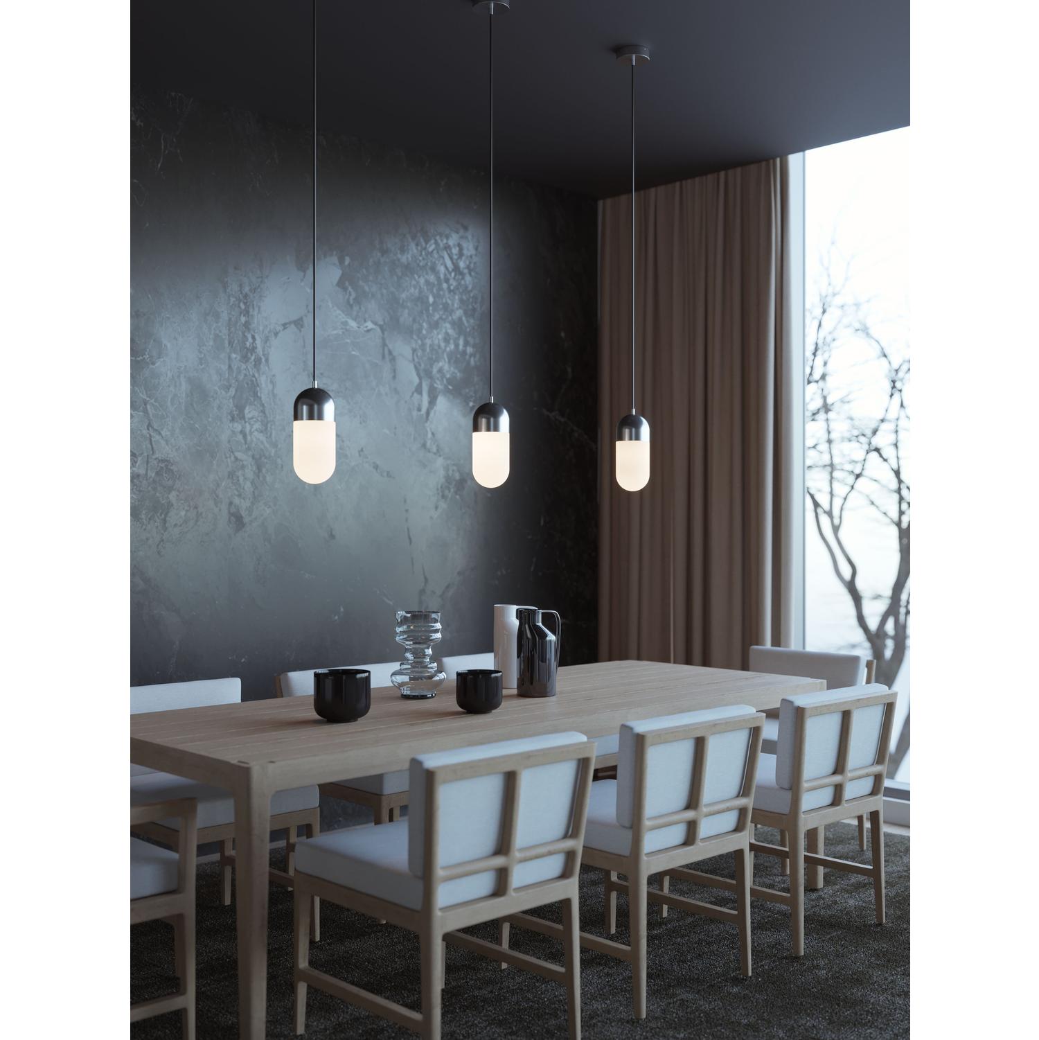 Irvine 5'' LED Pendant Light, Satin Nickel Finish