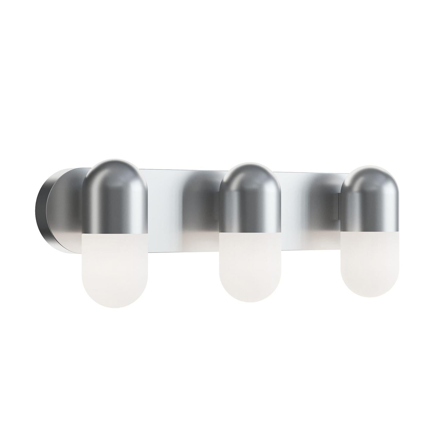 Irvine 24'' 3-Light LED Bathroom Vanity Light, Satin Nickel Finish