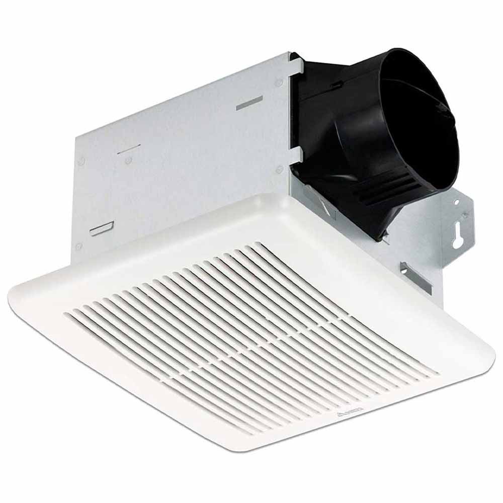 Bathroom Exhaust Fan, 80 CFM, 1.3 Sones, 4 Inch Duct