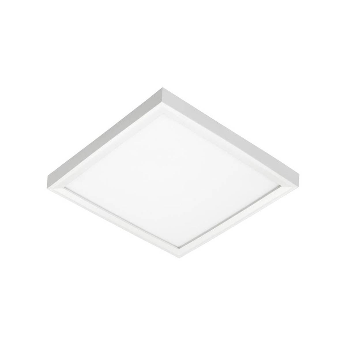 JSFSQ 5 In LED Square Disk Light 818 Lumens Selectable CCT 120V White Finish - Bees Lighting