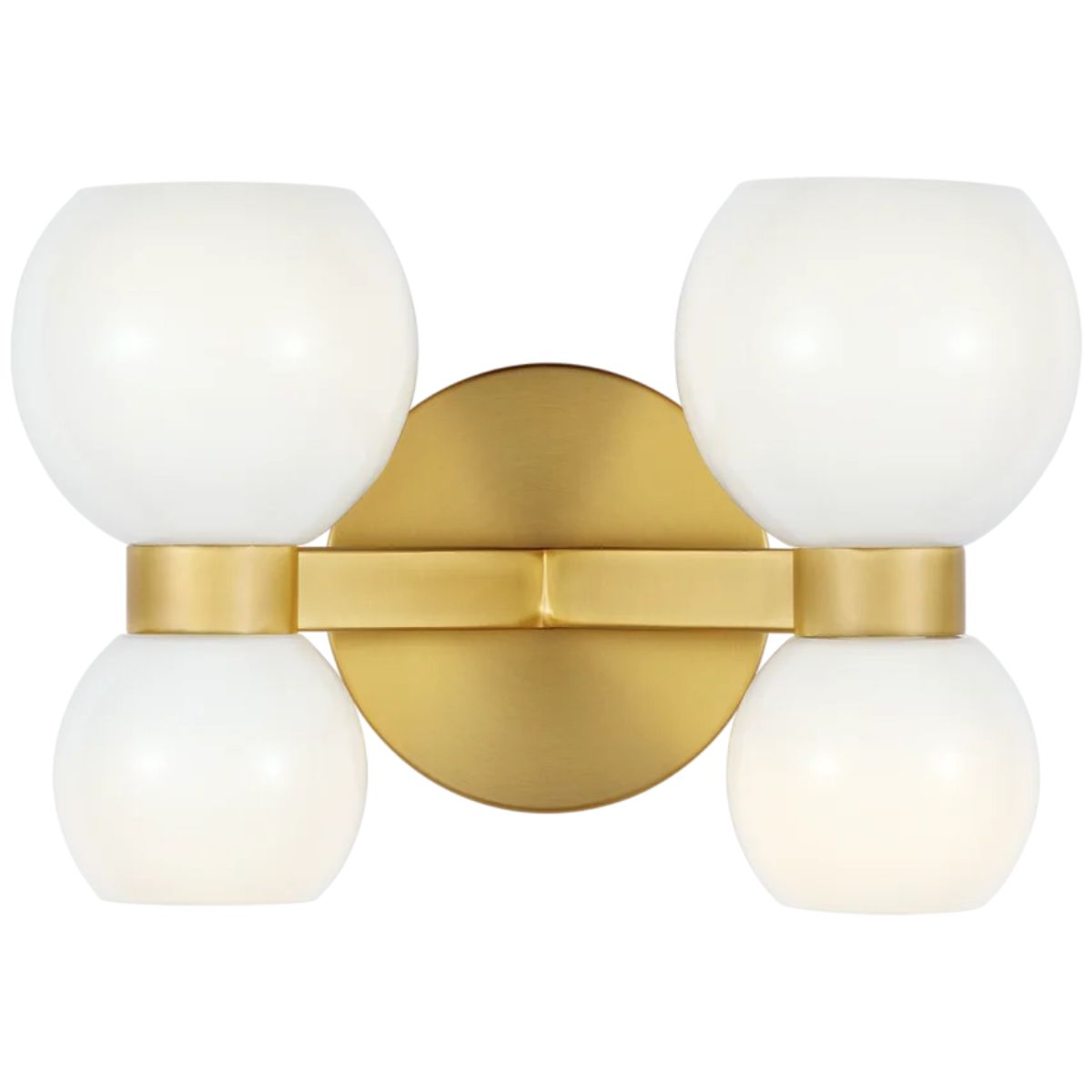 Londyn 12 in. 4 lights Vanity Light Burnished Brass finish